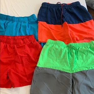 Lot of 4 Men’s Swim Trunks